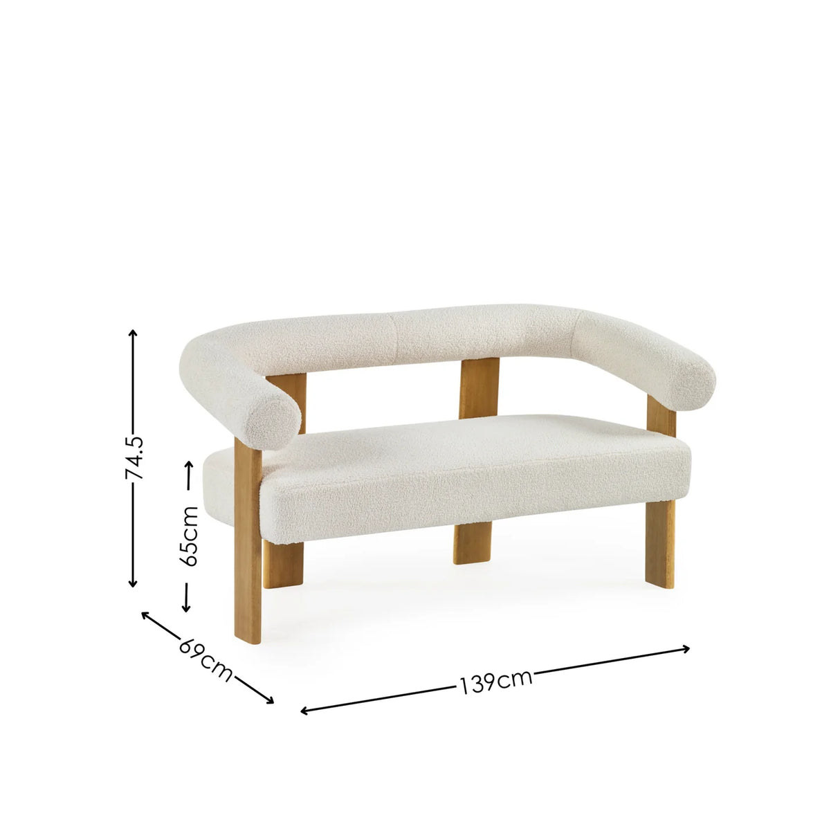 Freya 2 Seater Sofa