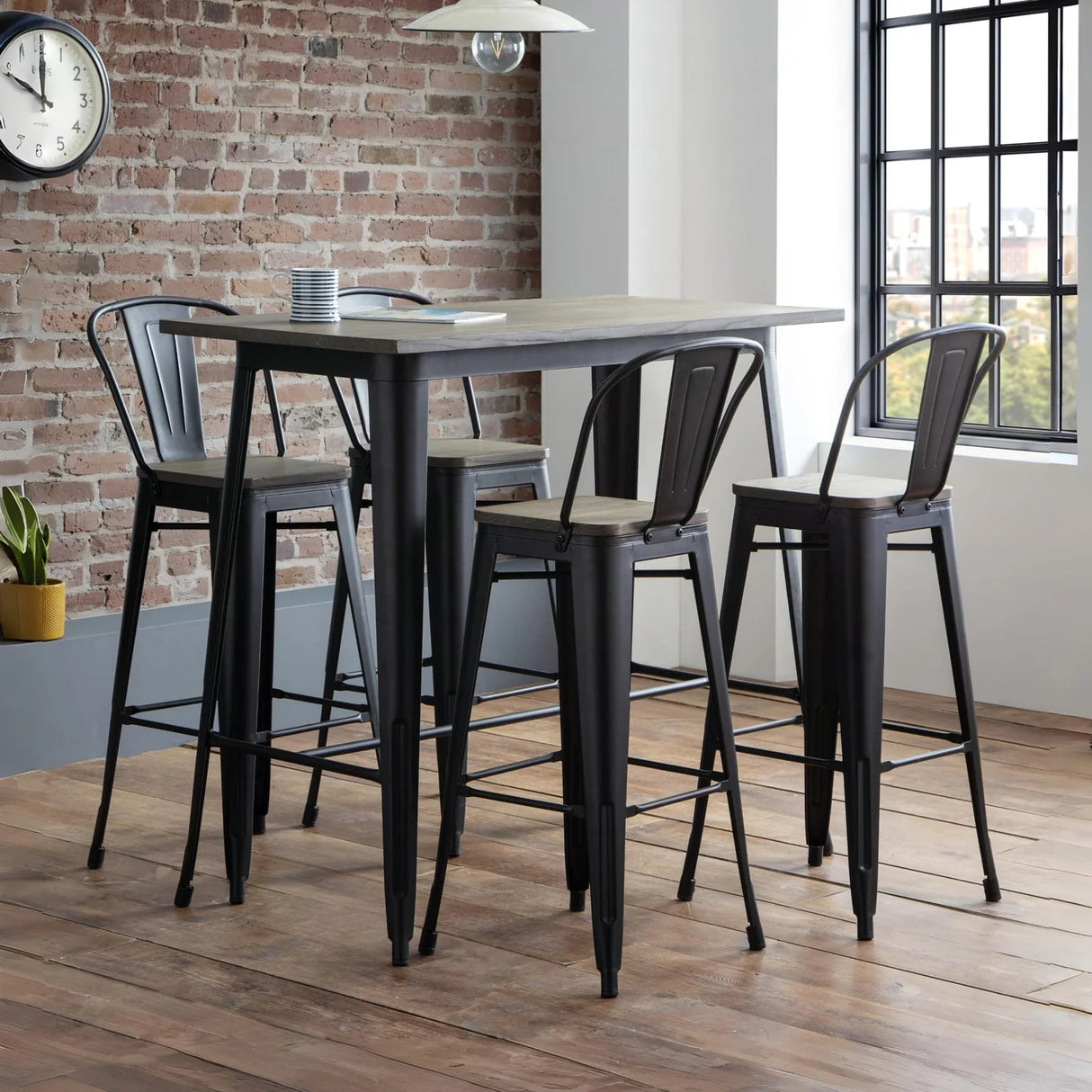 Grafton Metal Bar Stools (Set of 2)