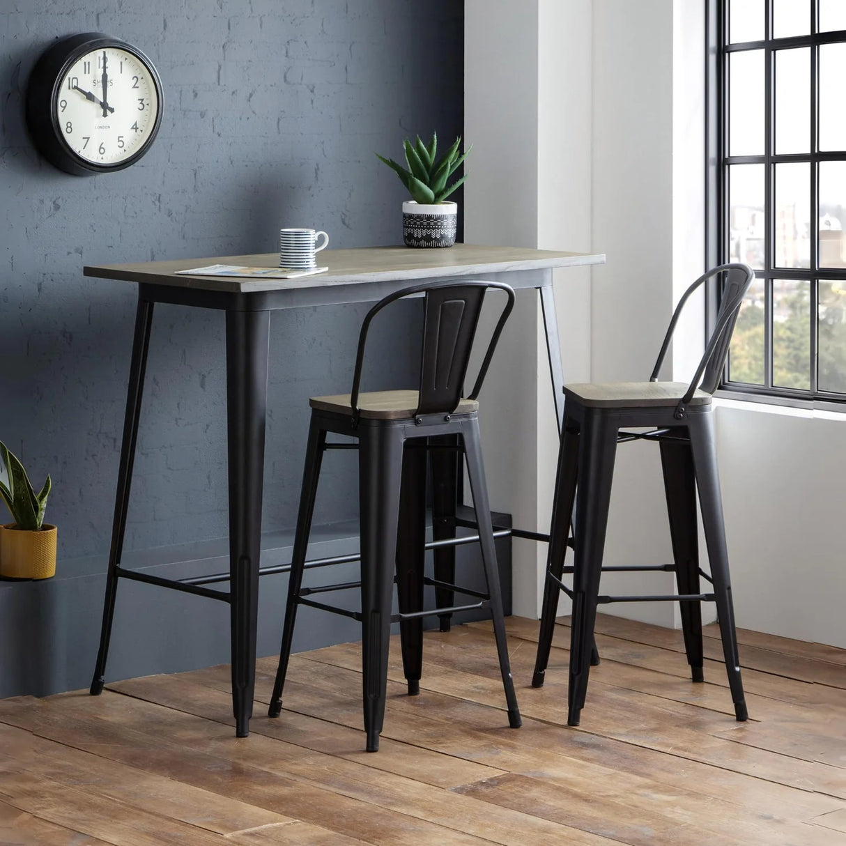 Grafton Metal Bar Stools (Set of 2)