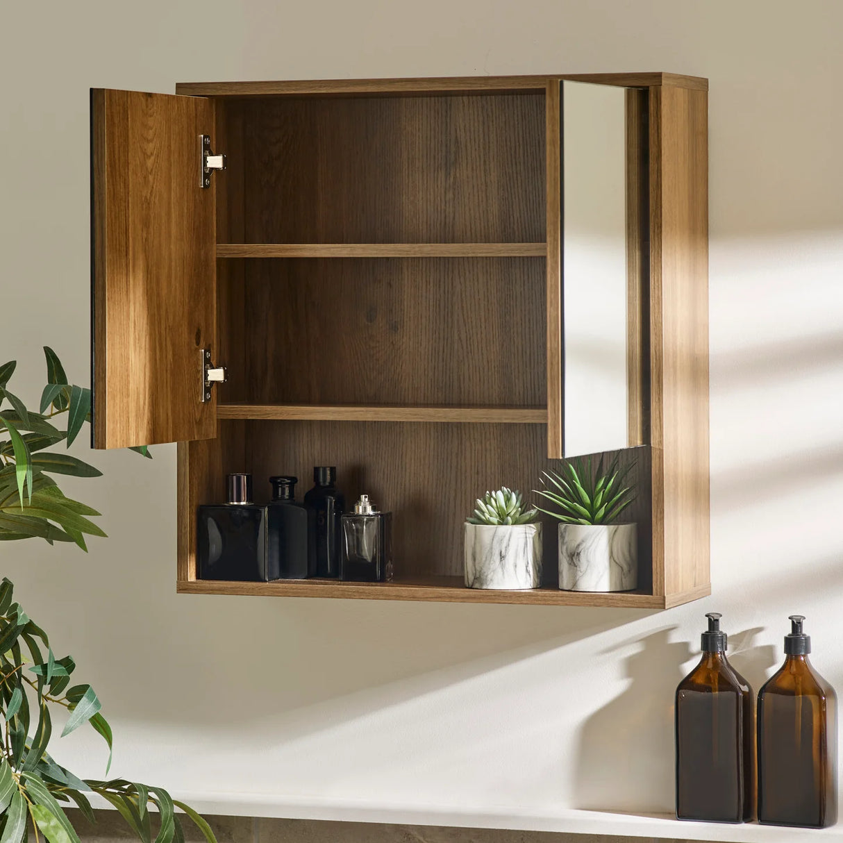 Hampshire Mirrored Bathroom Wall Cabinet