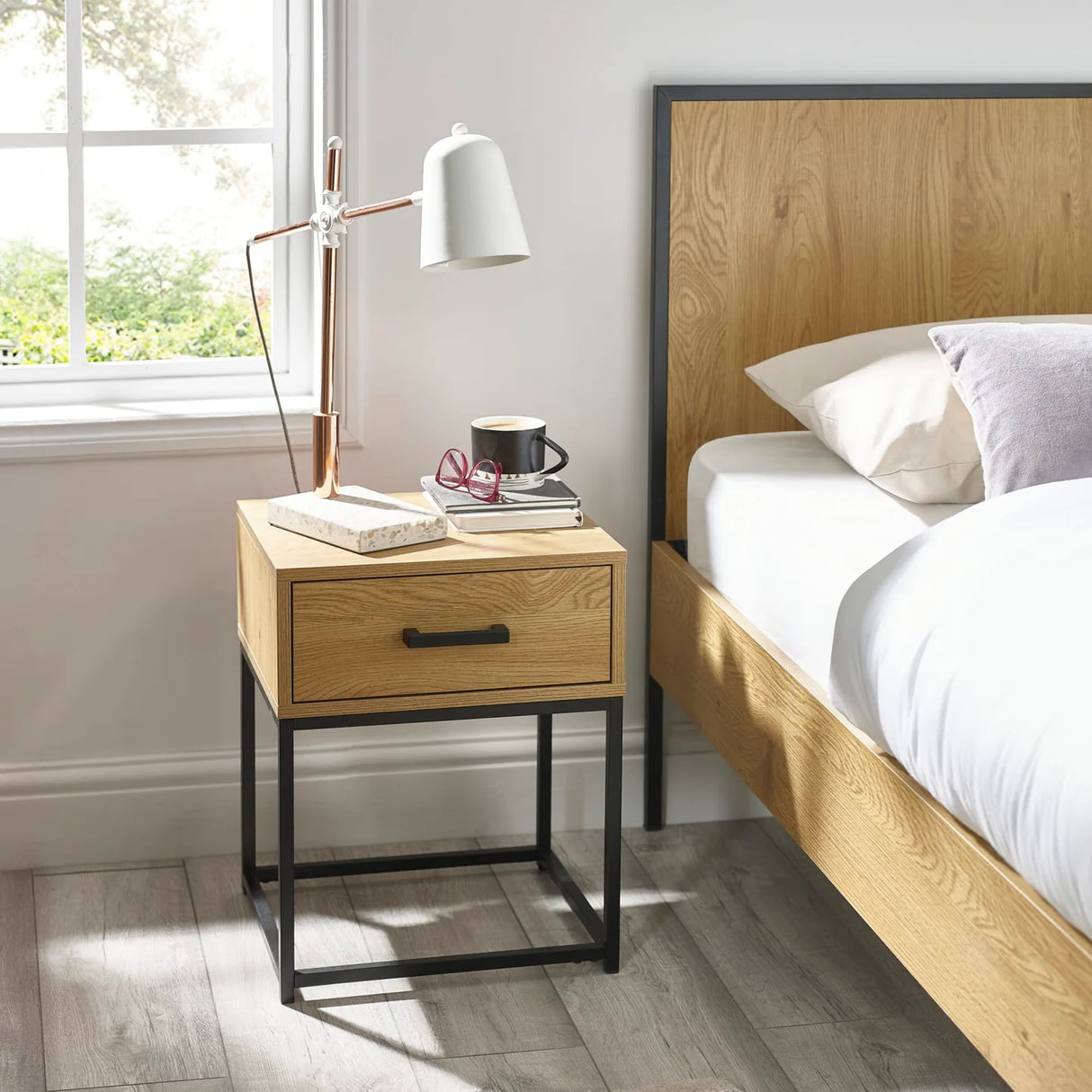 Harlow 1 Drawer Bedside
