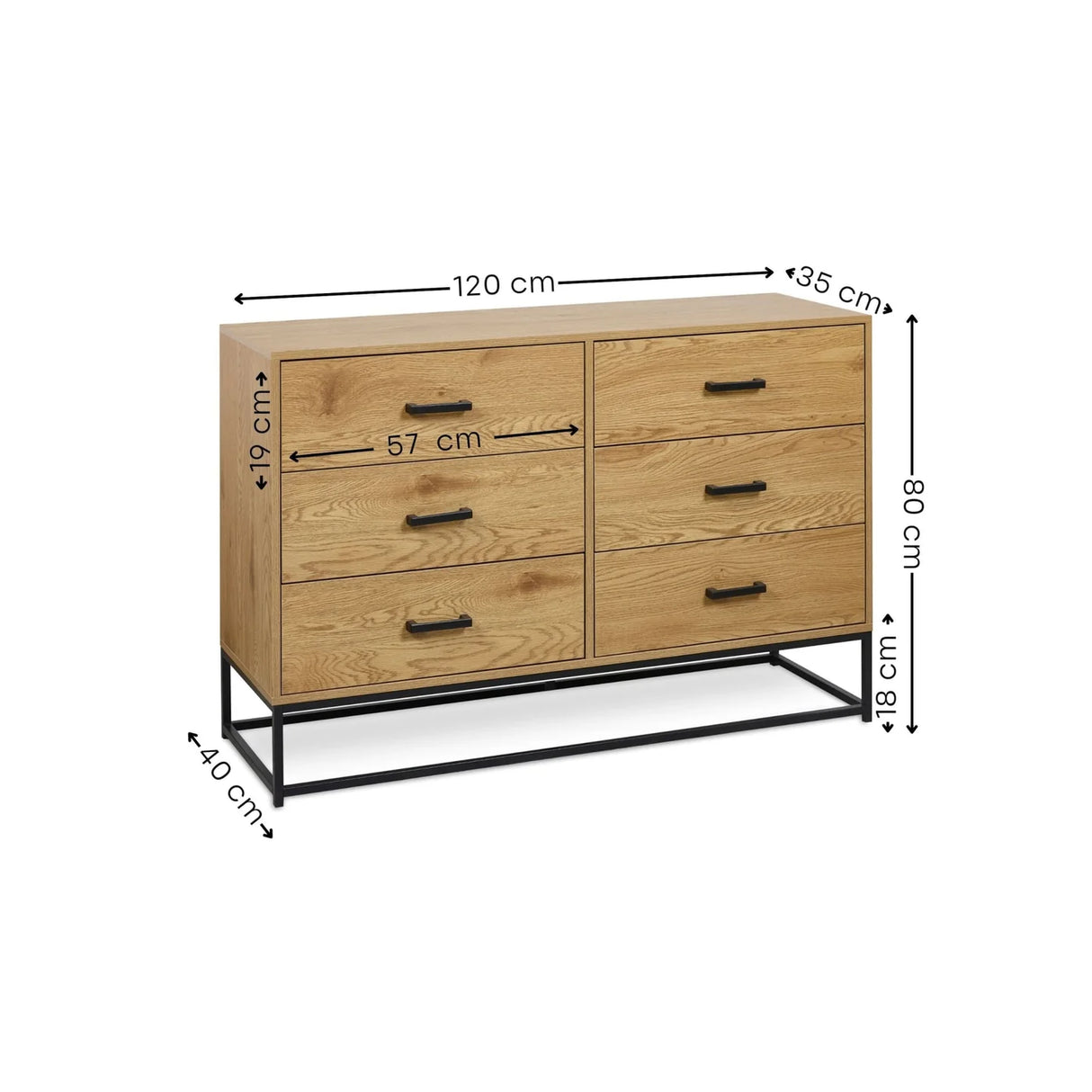 Harlow 6 Drawer Chest