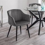 Hobart Scalloped Dining Chair (Set of 2)
