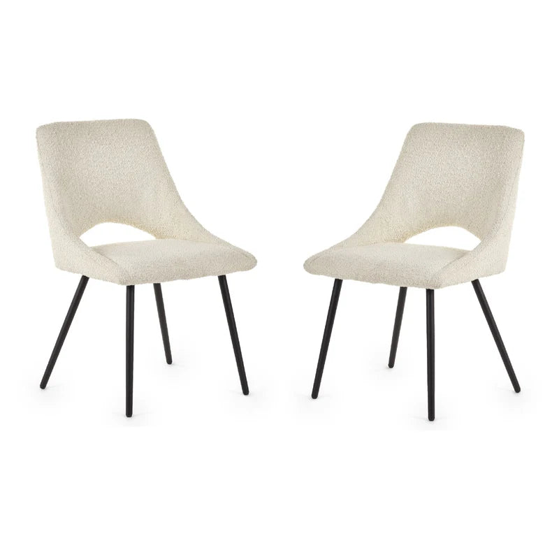 Iris Boucle Dining Chairs (Set of 2)