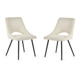 Iris Boucle Dining Chairs (Set of 2)