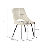 Iris Boucle Dining Chairs (Set of 2)
