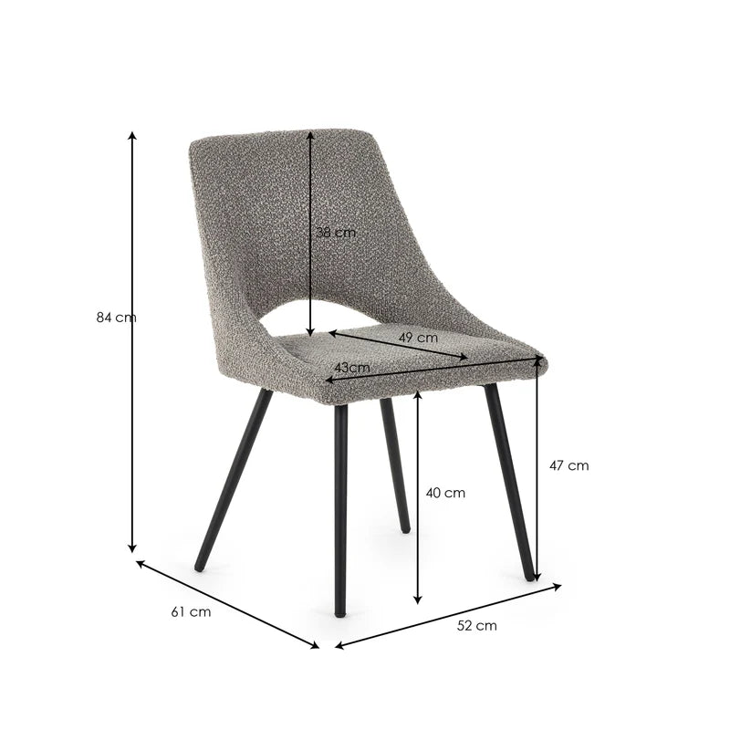 Iris Boucle Dining Chairs (Set of 2)