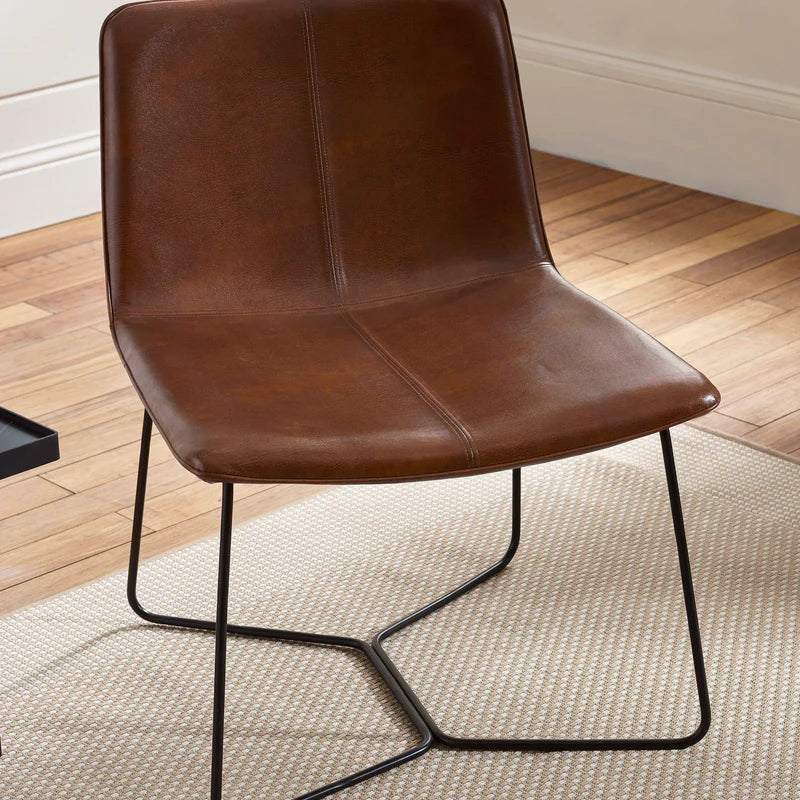 Joren PU Leather Accent Chair
