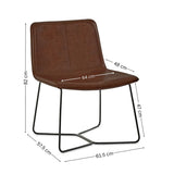 Joren PU Leather Accent Chair
