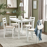 Keats Rectangular Table with 4 Chairs Dining Set