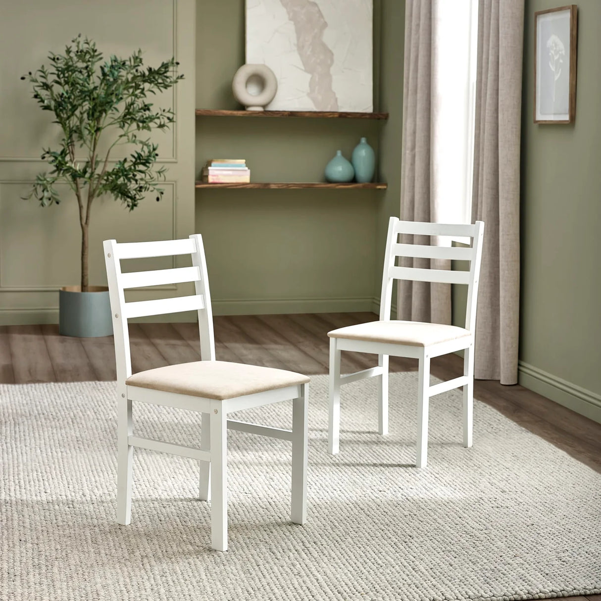 Keats Rectangular Table with 4 Chairs Dining Set