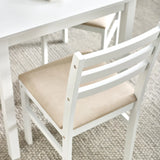 Keats Rectangular Table with 4 Chairs Dining Set