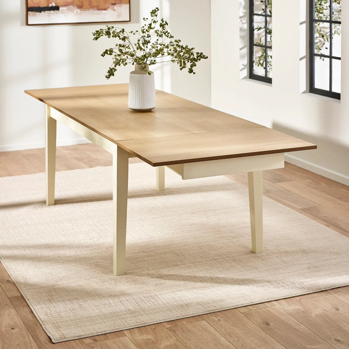 Larissa Rectangular Extending Dining Table