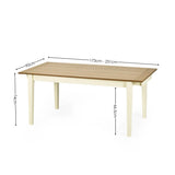 Larissa Rectangular Extending Dining Table