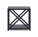 Lima Lamp Table - Black Ash