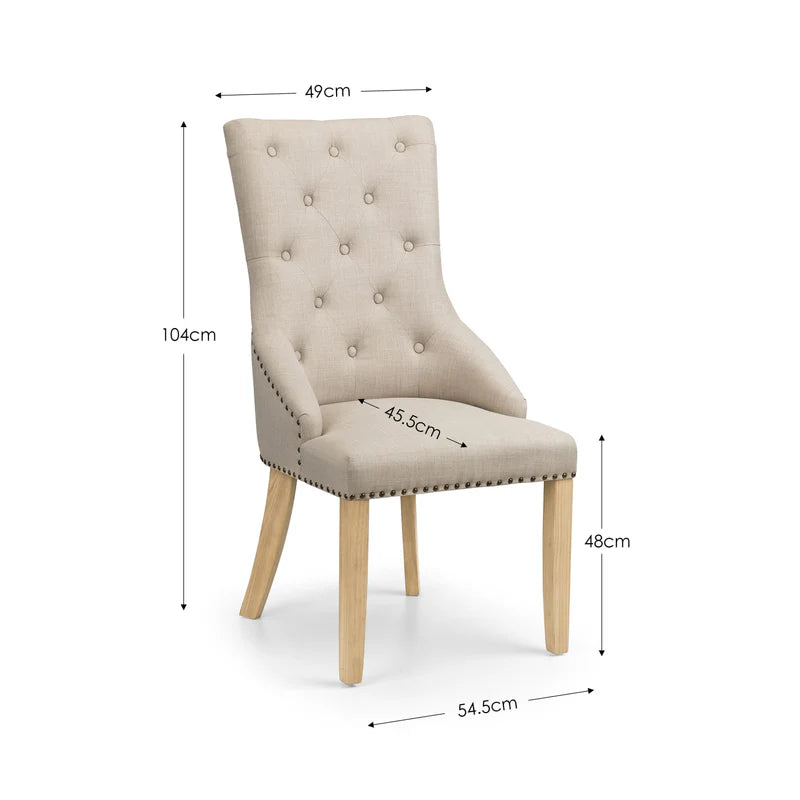 Loire Back Dining Chair (Set of 2)