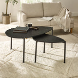 Lorette Teardrop Nesting Coffee Table
