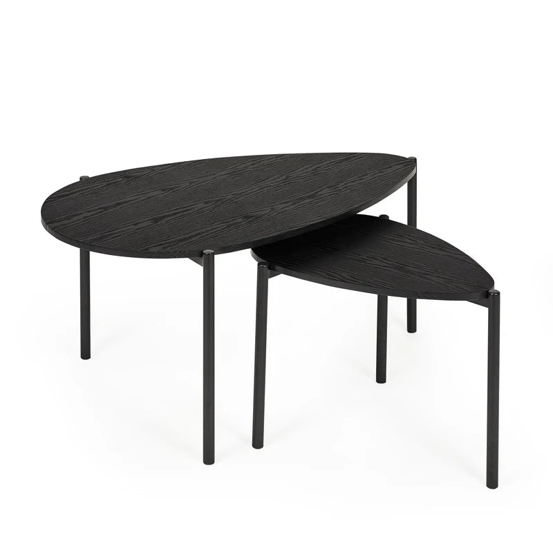 Lorette Teardrop Nesting Coffee Table