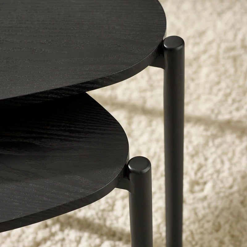 Lorette Teardrop Nesting Coffee Table