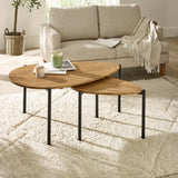 Lorette Teardrop Nesting Coffee Table