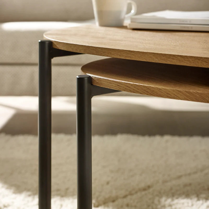Lorette Teardrop Nesting Coffee Table