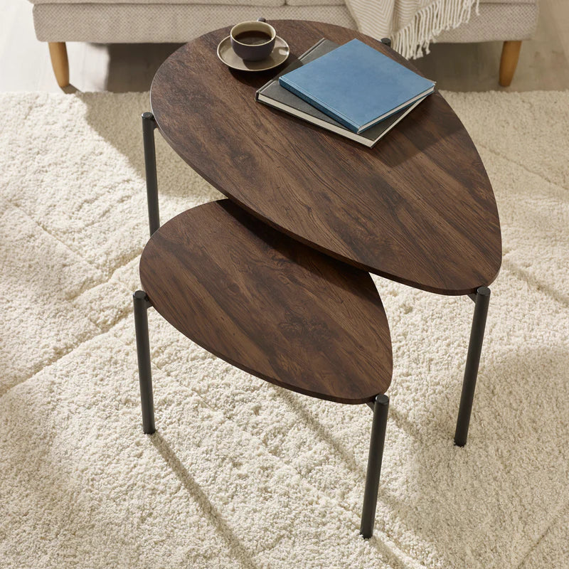 Lorette Teardrop Nesting Coffee Table