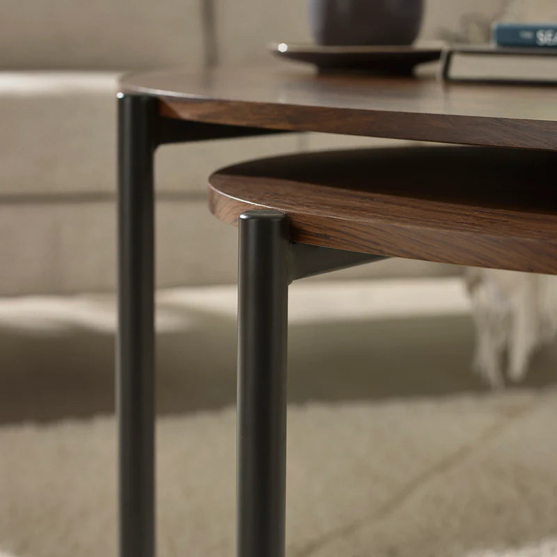 Lorette Teardrop Nesting Coffee Table