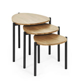 Lorette Teardrop Nesting Side Table