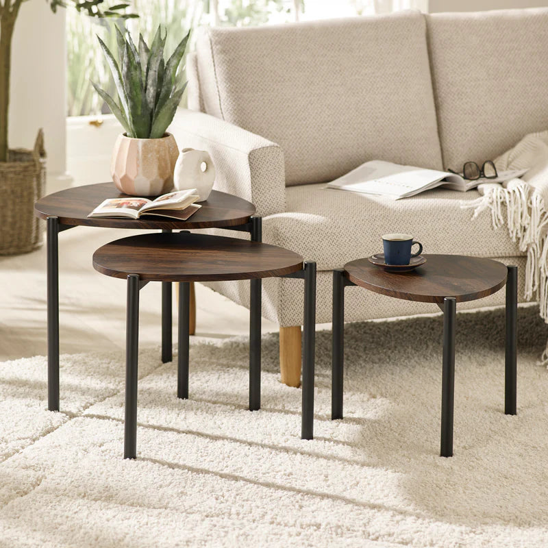Lorette Teardrop Nesting Side Table