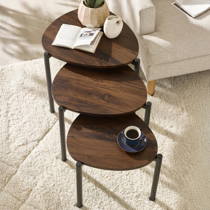 Lorette Teardrop Nesting Side Table