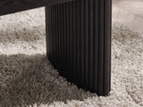 Louis Black Fluted Compact Coffee Table