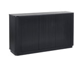 Louis Black Fluted Sideboard