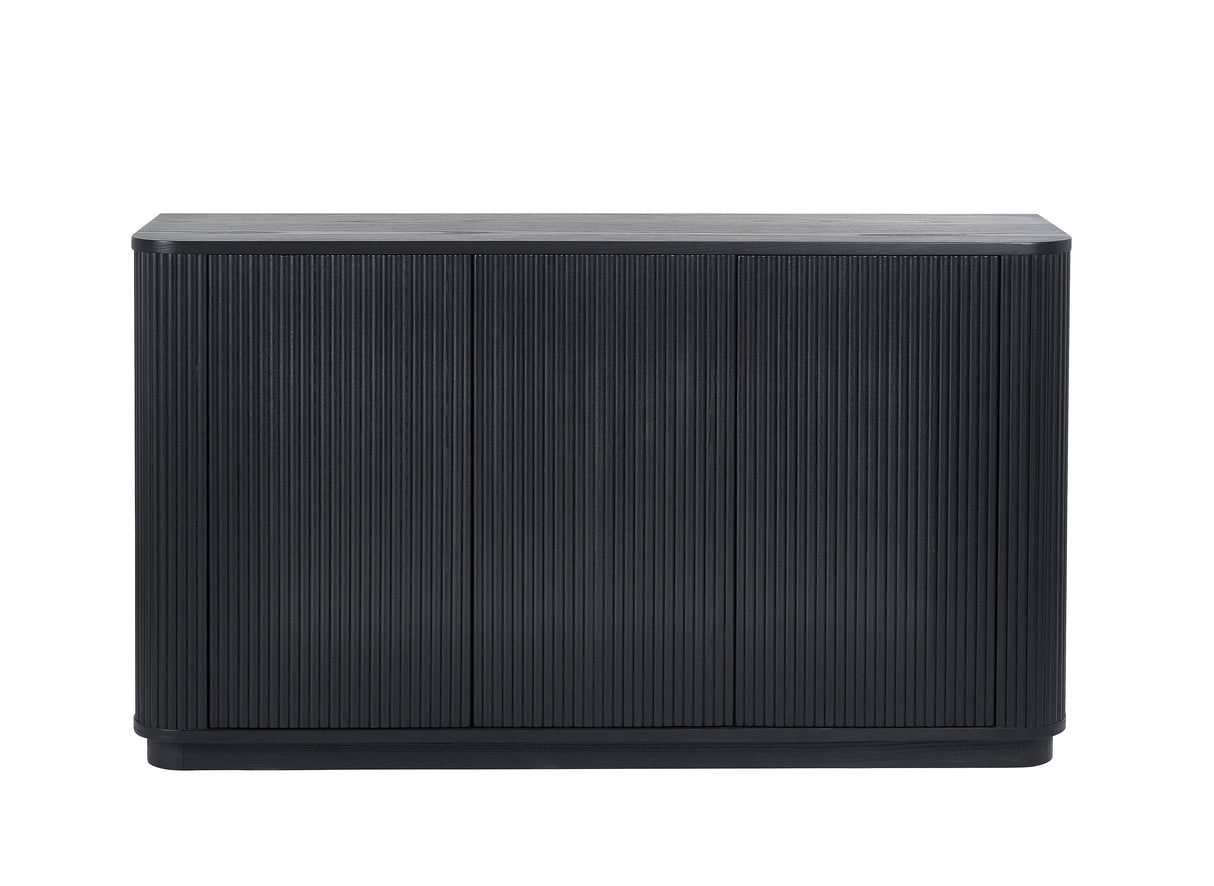 Louis Black Fluted Sideboard