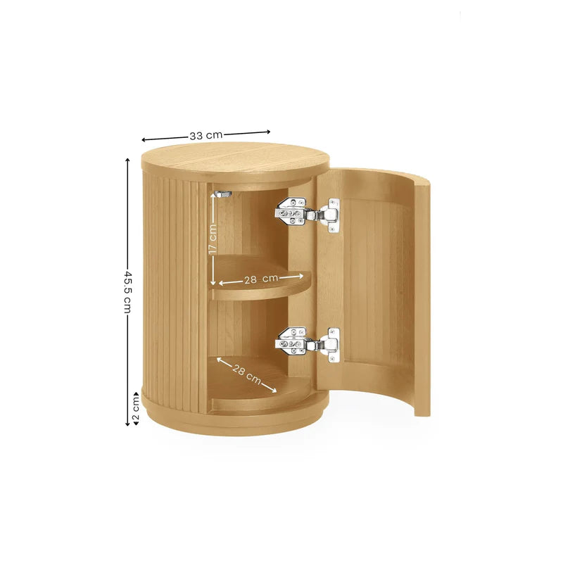 Louis Side Table With Door