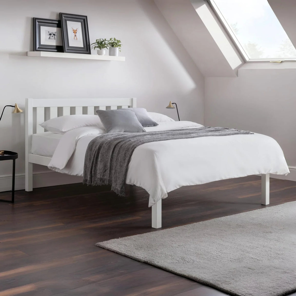 Luna Bed - Dove Grey