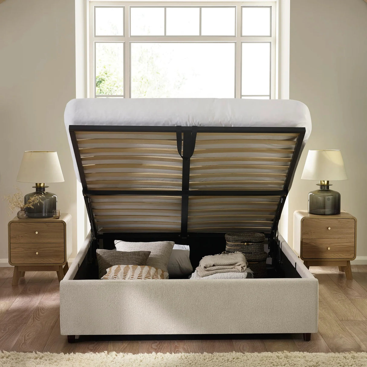 Maddock Lift-Up Ottoman Storage Bed
