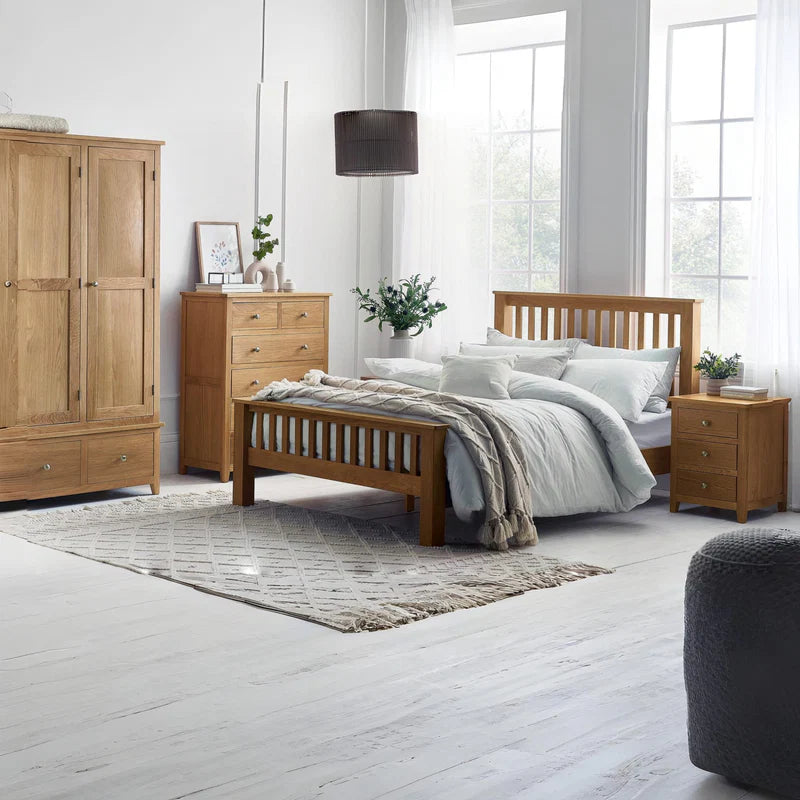 Mallory 3 Drawer Bedside