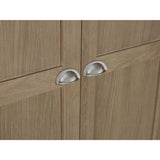 Memphis Limed Oak 2 Door 1 Drawer Wardrobe
