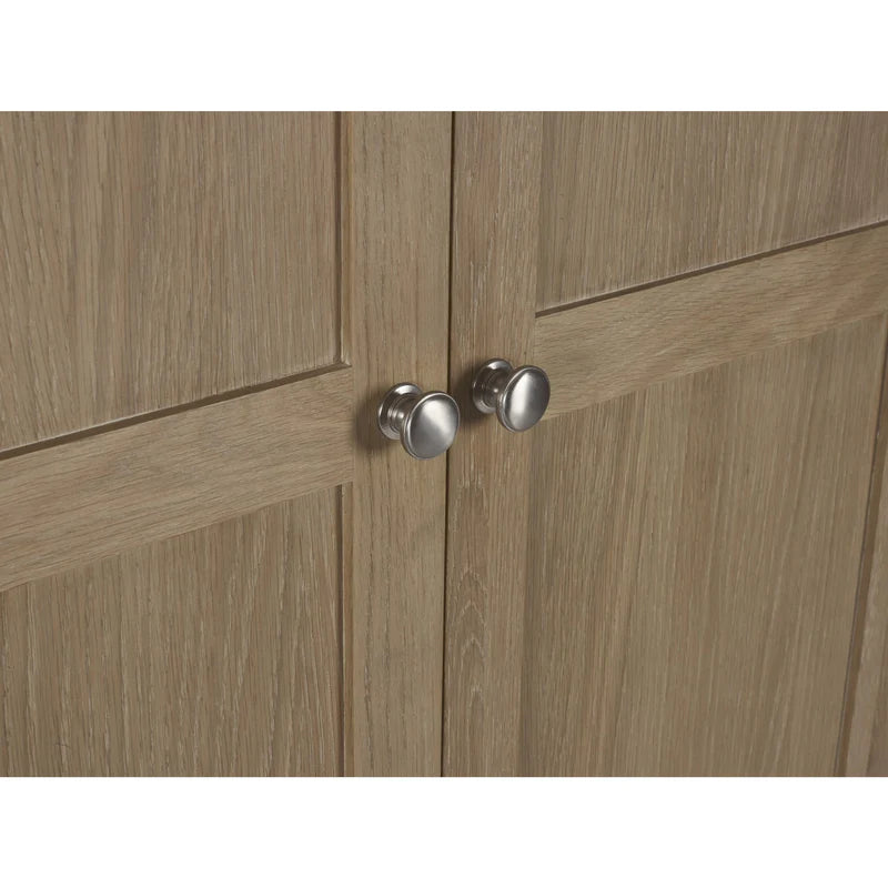 Memphis Limed Oak 2 Door 1 Drawer Wardrobe