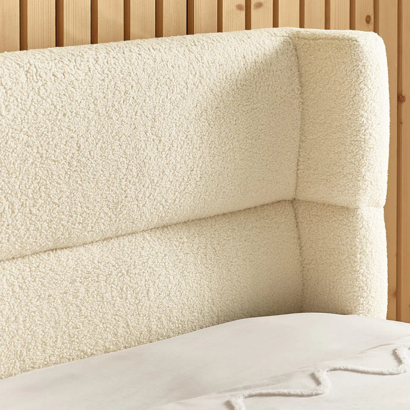 Oberon Bouclé Bed