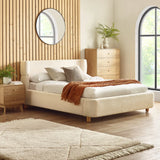 Oberon Bouclé Bed