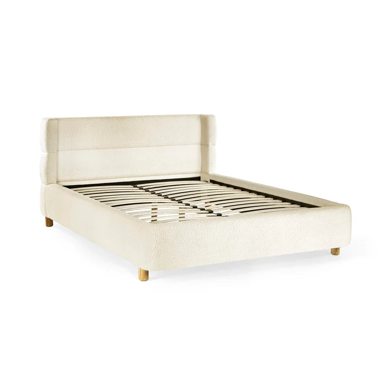 Oberon Bouclé Bed