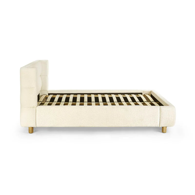 Oberon Bouclé Bed