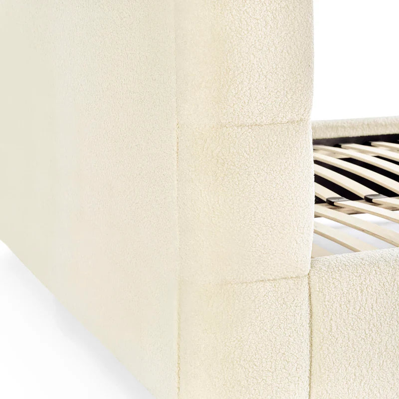 Oberon Bouclé Bed