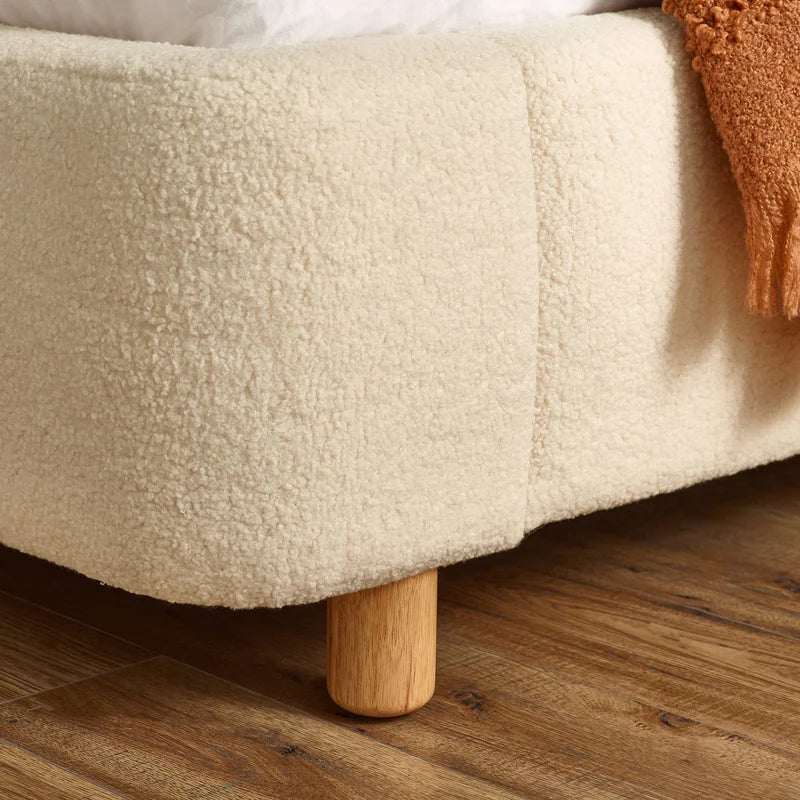 Oberon Bouclé Bed