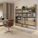 Ollie OL-04 Desk With Bookcase 108cm