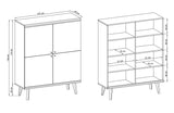 Primo 4 Door Sideboard Cabinet