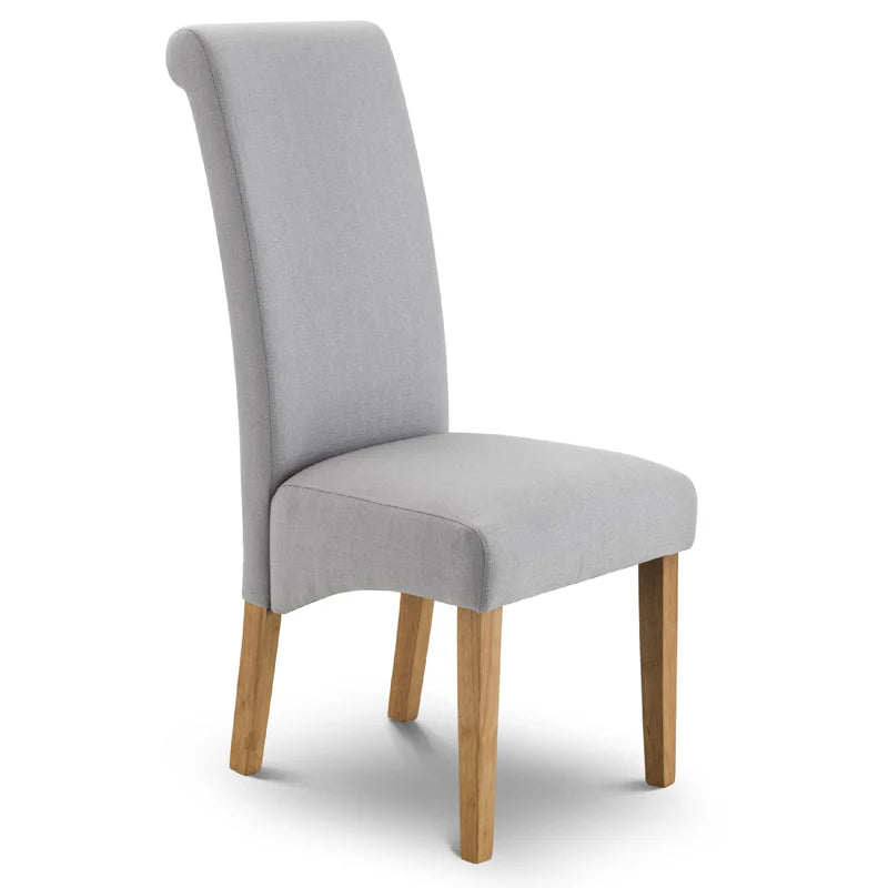 Rio Scrollback Fabric Chairs (Set of 2)
