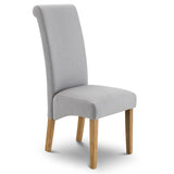 Rio Scrollback Fabric Chairs (Set of 2)