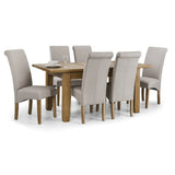 Rio Scrollback Fabric Chairs (Set of 2)